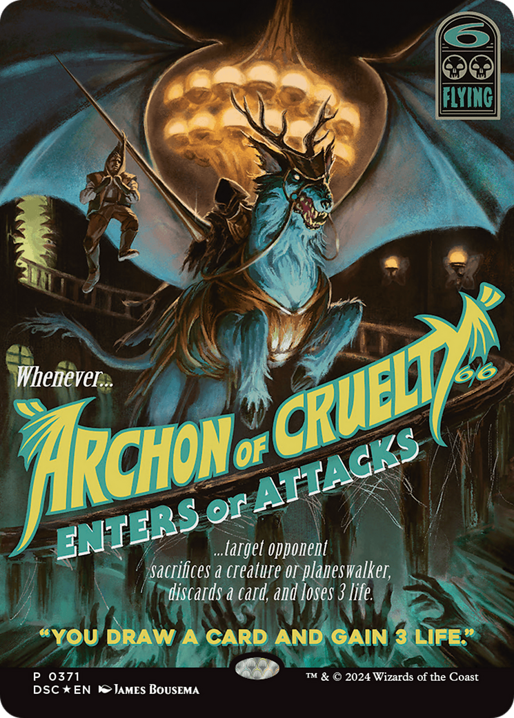 Archon of Cruelty (Showcase) [Duskmourn: House of Horror Commander] | Shuffle n Cut Hobbies & Games