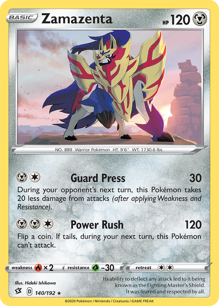 Zamazenta (140/192) [Sword & Shield: Rebel Clash] | Shuffle n Cut Hobbies & Games