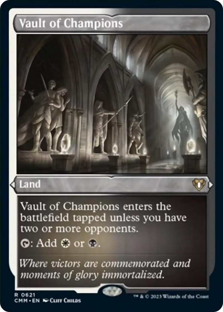 Vault of Champions (Foil Etched) [Commander Masters] | Shuffle n Cut Hobbies & Games