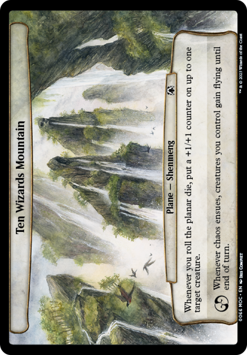 Ten Wizards Mountain [March of the Machine Commander] | Shuffle n Cut Hobbies & Games