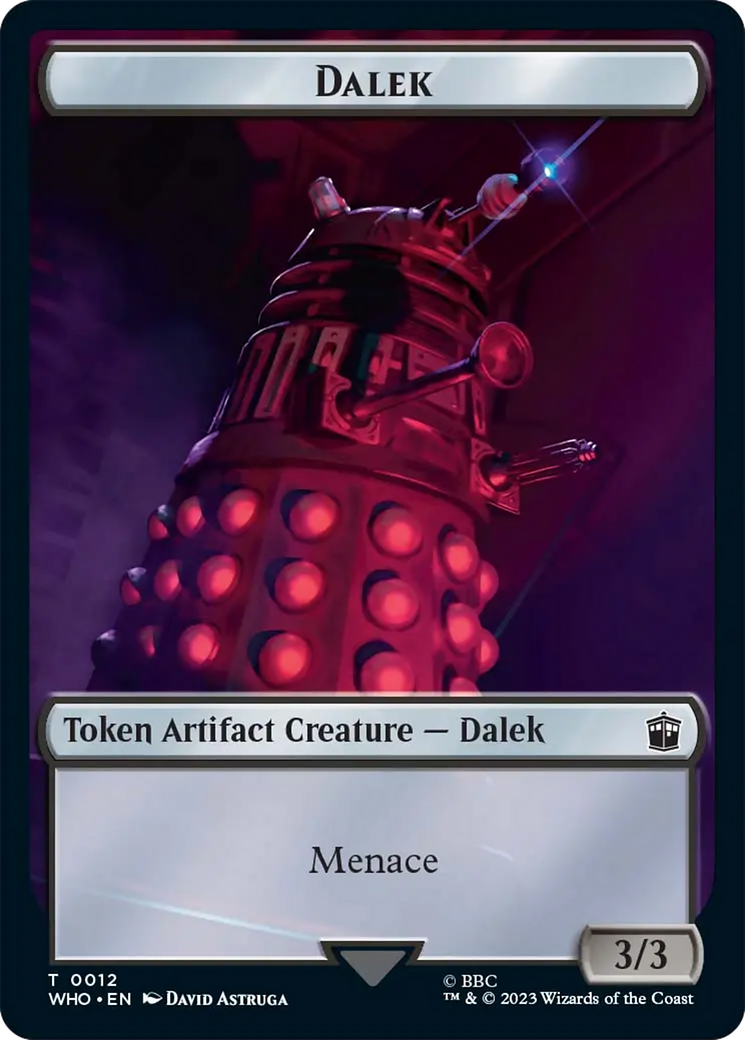 Dalek Token [Doctor Who Tokens] | Shuffle n Cut Hobbies & Games