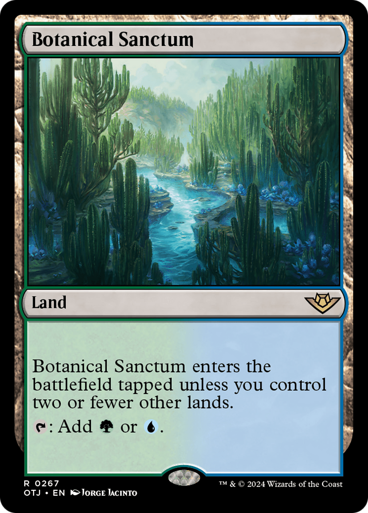 Botanical Sanctum [Outlaws of Thunder Junction] | Shuffle n Cut Hobbies & Games