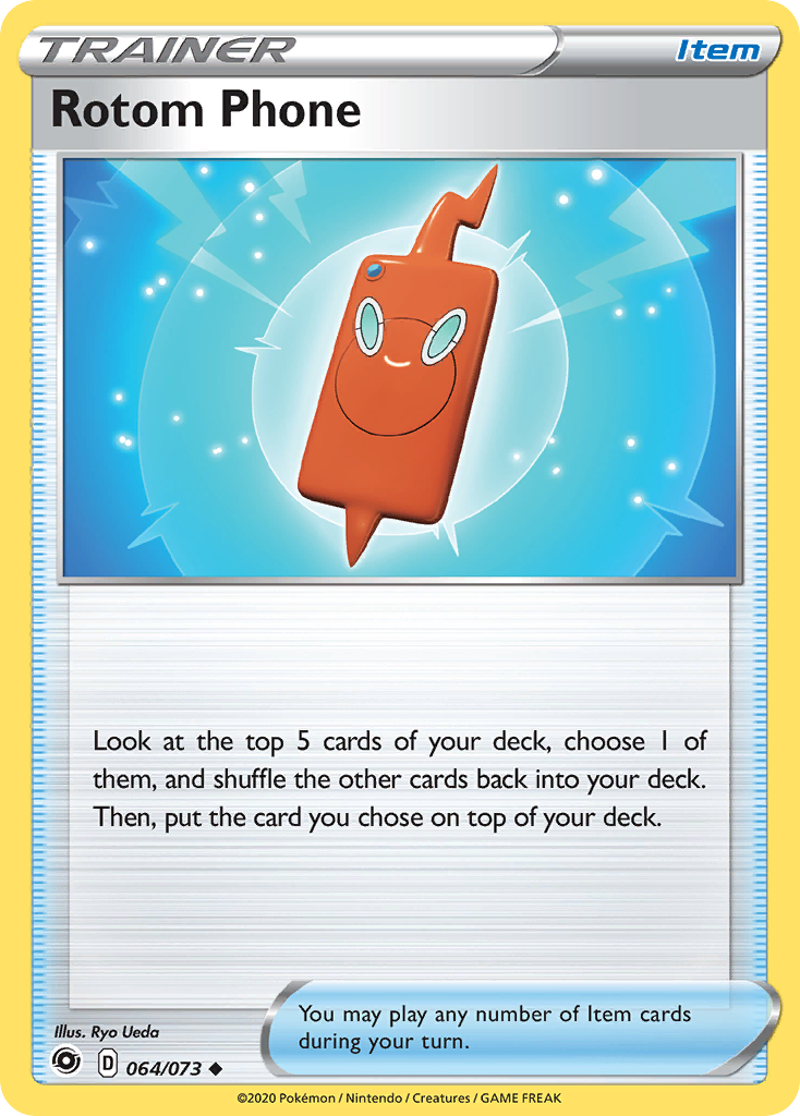 Rotom Phone (064/073) [Sword & Shield: Champion's Path] | Shuffle n Cut Hobbies & Games