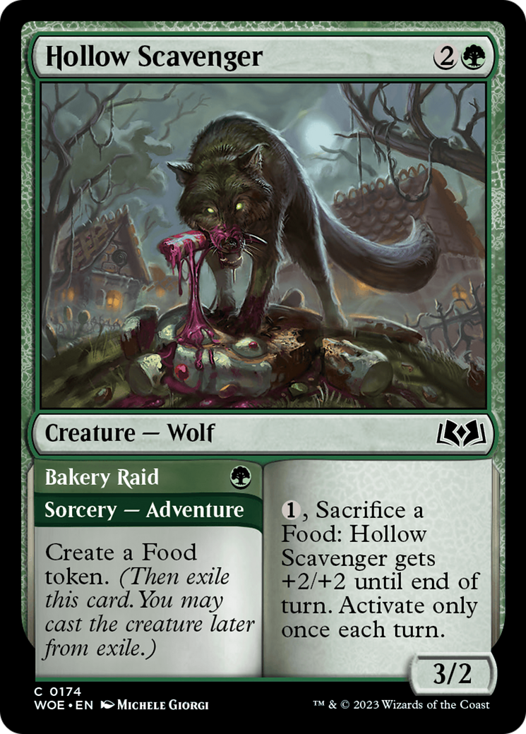 Hollow Scavenger // Bakery Raid [Wilds of Eldraine] | Shuffle n Cut Hobbies & Games