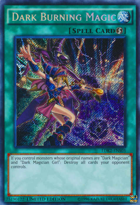 Dark Burning Magic [LDK2-ENS05] Secret Rare | Shuffle n Cut Hobbies & Games