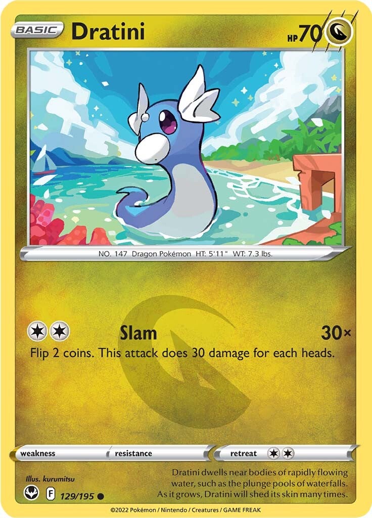 Dratini (129/195) [Sword & Shield: Silver Tempest] | Shuffle n Cut Hobbies & Games