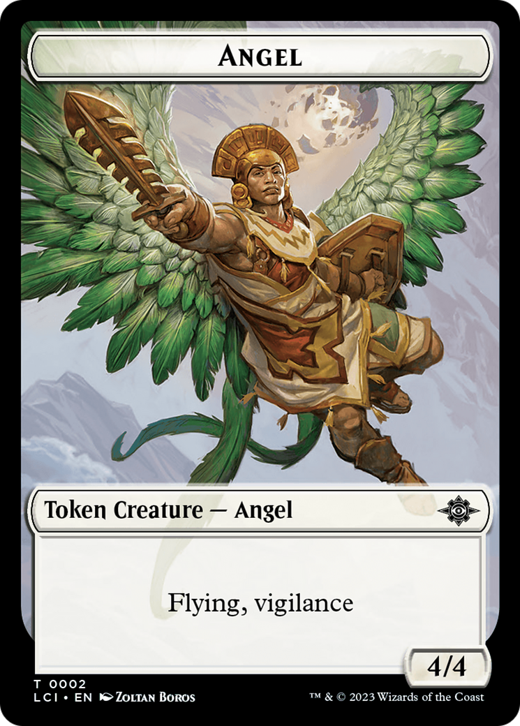 Angel Token [The Lost Caverns of Ixalan Tokens] | Shuffle n Cut Hobbies & Games