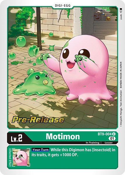 Motimon [BT9-004] [X Record Pre-Release Promos] | Shuffle n Cut Hobbies & Games