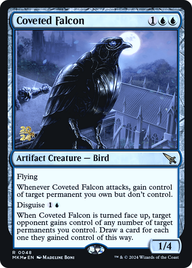 Coveted Falcon [Murders at Karlov Manor Prerelease Promos] | Shuffle n Cut Hobbies & Games