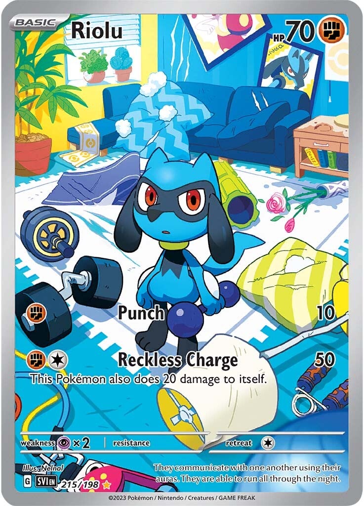 Riolu (215/198) [Scarlet & Violet: Base Set] | Shuffle n Cut Hobbies & Games