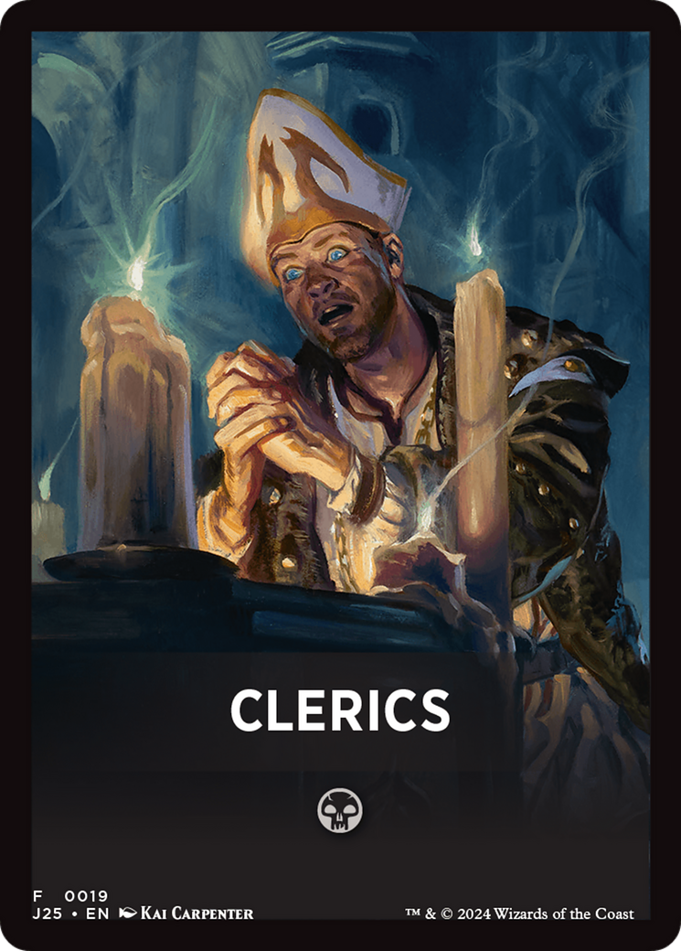 Clerics Theme Card [Foundations Jumpstart Front Cards] | Shuffle n Cut Hobbies & Games