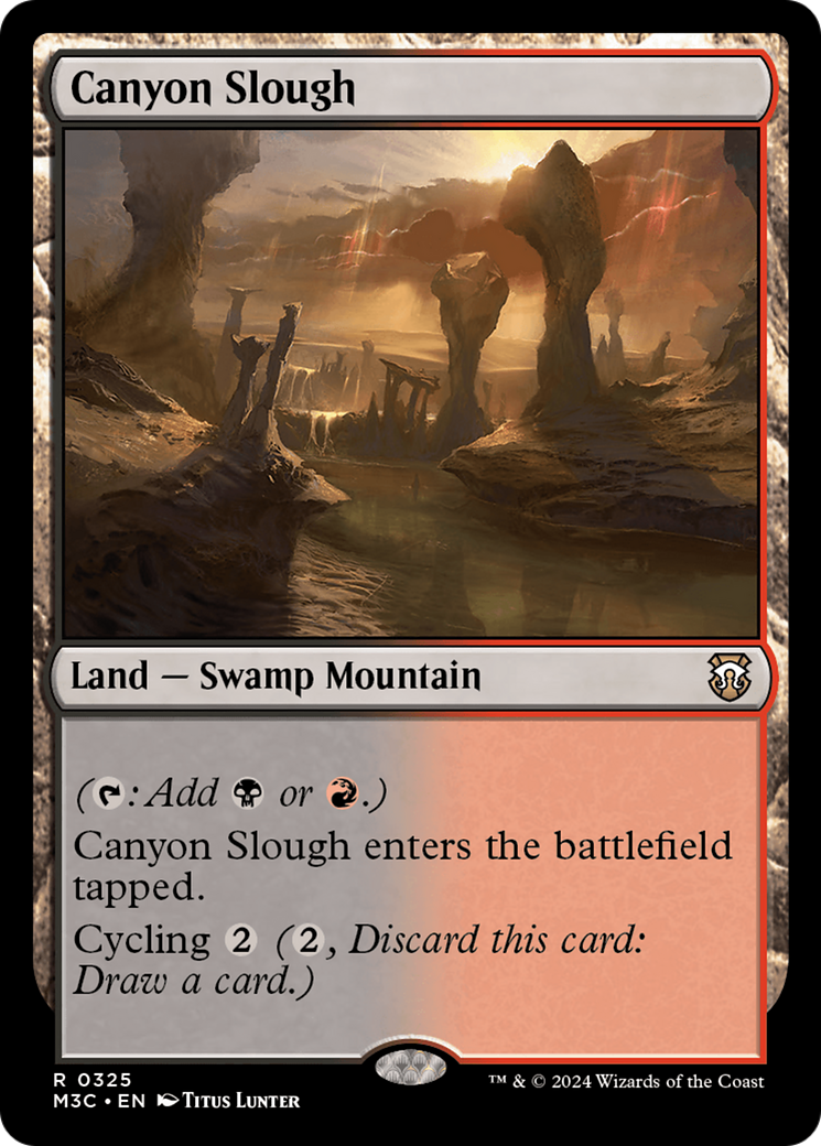 Canyon Slough [Modern Horizons 3 Commander] | Shuffle n Cut Hobbies & Games