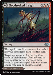 Bloodsoaked Insight // Sanguine Morass [Modern Horizons 3] | Shuffle n Cut Hobbies & Games