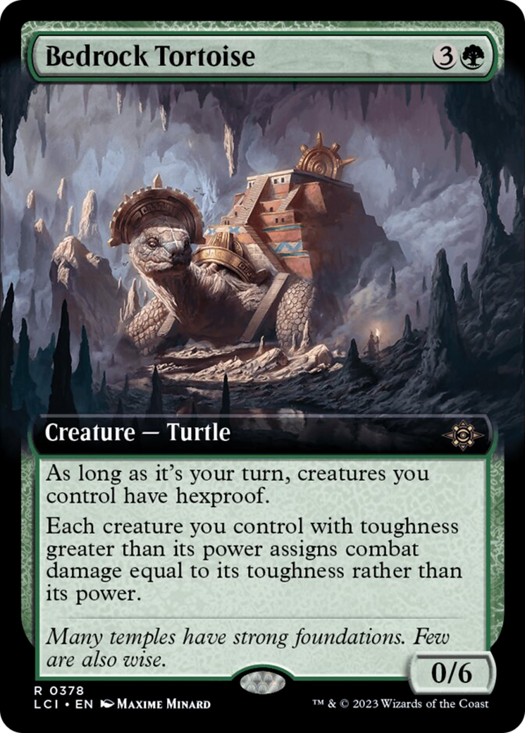 Bedrock Tortoise (Extended Art) [The Lost Caverns of Ixalan] | Shuffle n Cut Hobbies & Games