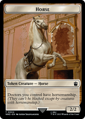 Horse // Soldier Double-Sided Token [Doctor Who Tokens] | Shuffle n Cut Hobbies & Games