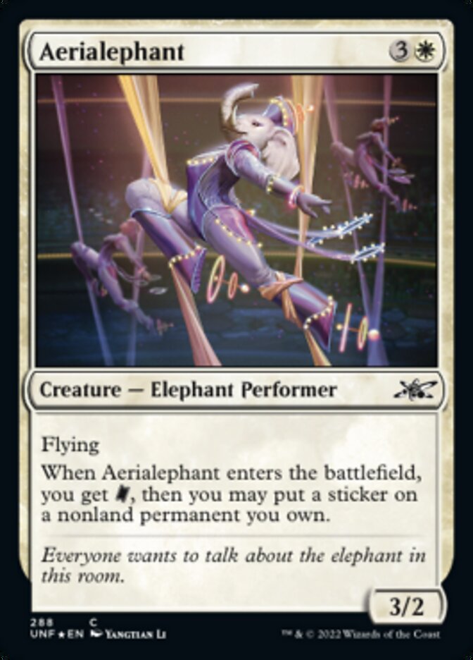 Aerialephant (Galaxy Foil) [Unfinity] | Shuffle n Cut Hobbies & Games