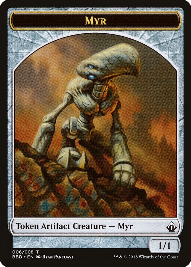 Myr Token [Battlebond Tokens] | Shuffle n Cut Hobbies & Games