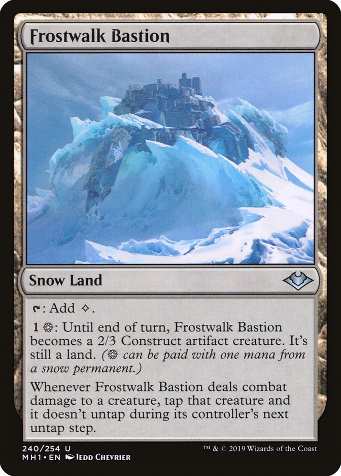 Frostwalk Bastion [Modern Horizons] | Shuffle n Cut Hobbies & Games