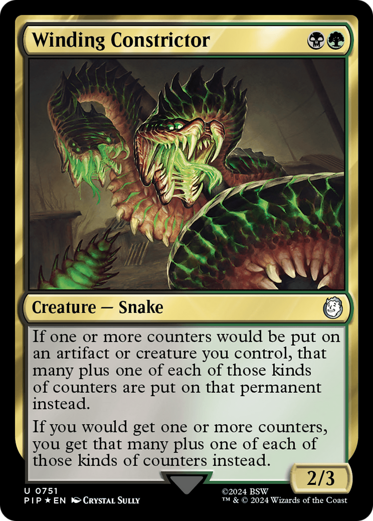 Winding Constrictor (Surge Foil) [Fallout] | Shuffle n Cut Hobbies & Games