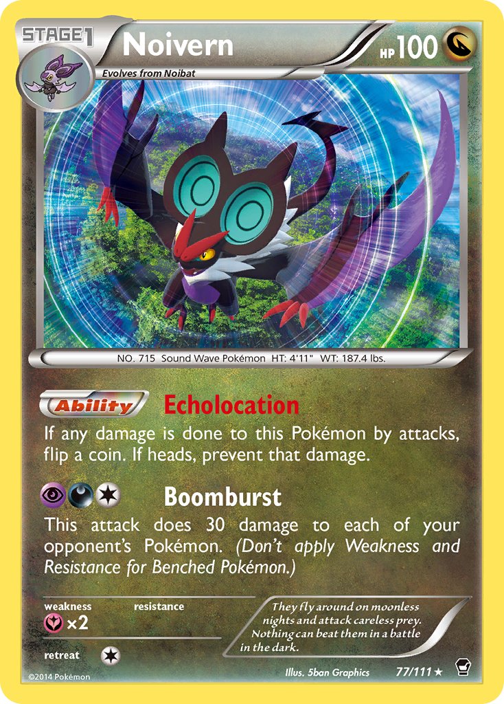 Noivern (77/111) (Cosmos Holo) (Blister Exclusive) [XY: Furious Fists] | Shuffle n Cut Hobbies & Games