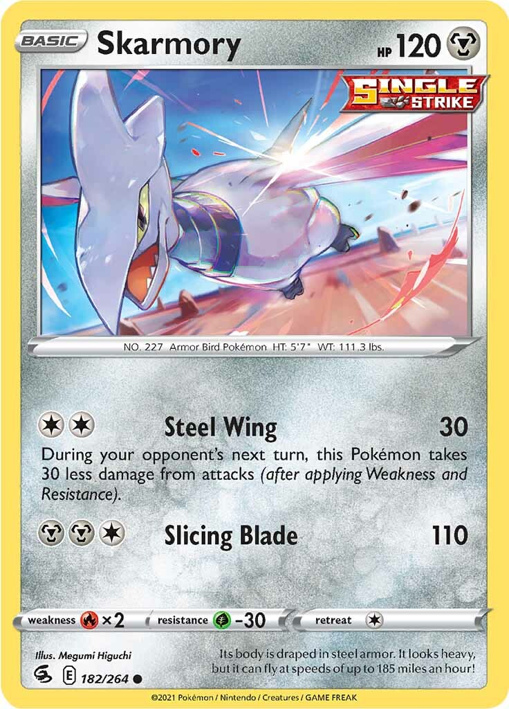 Skarmory (182/264) [Sword & Shield: Fusion Strike] | Shuffle n Cut Hobbies & Games