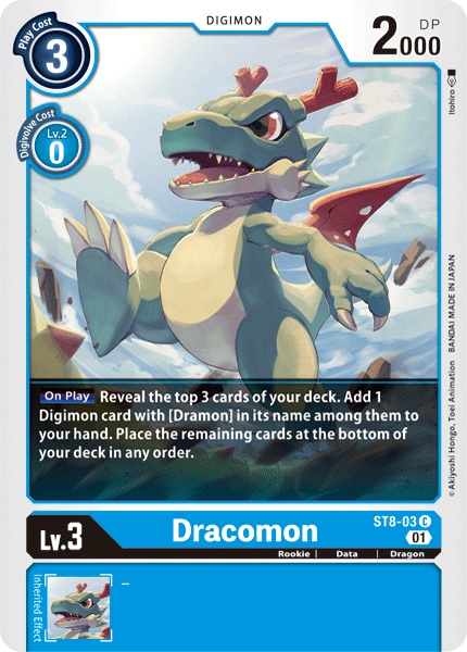 Dracomon [ST8-03] [Starter Deck: Ulforce Veedramon] | Shuffle n Cut Hobbies & Games