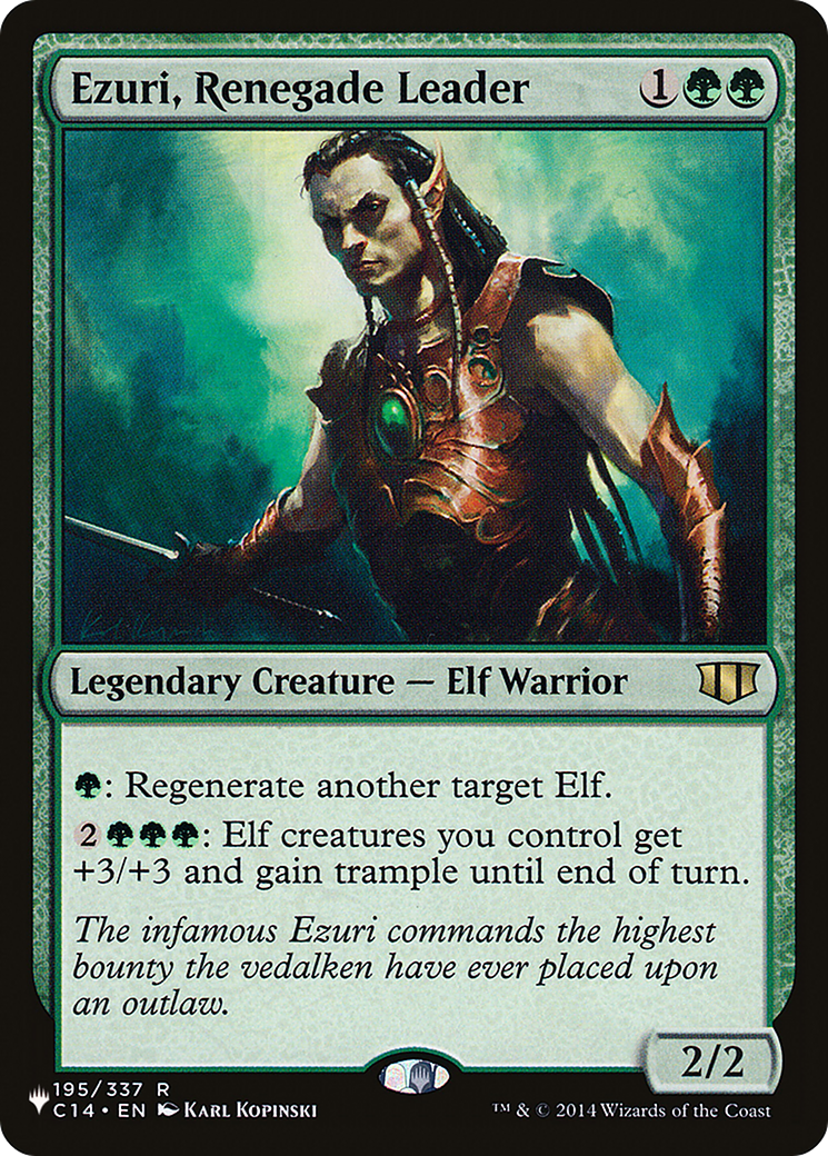 Ezuri, Renegade Leader [The List] | Shuffle n Cut Hobbies & Games