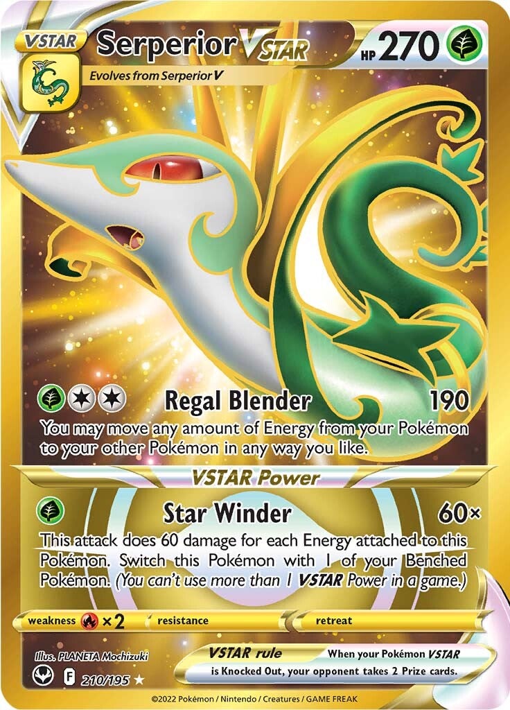 Serperior VSTAR (210/195) [Sword & Shield: Silver Tempest] | Shuffle n Cut Hobbies & Games