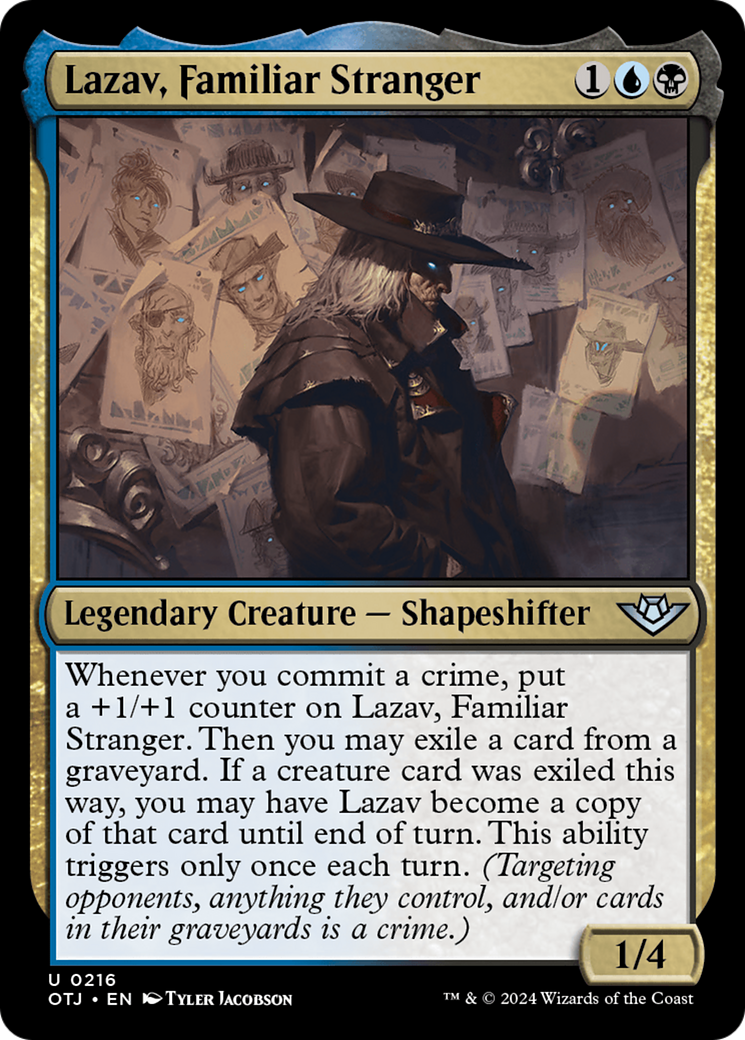 Lazav, Familiar Stranger [Outlaws of Thunder Junction] | Shuffle n Cut Hobbies & Games