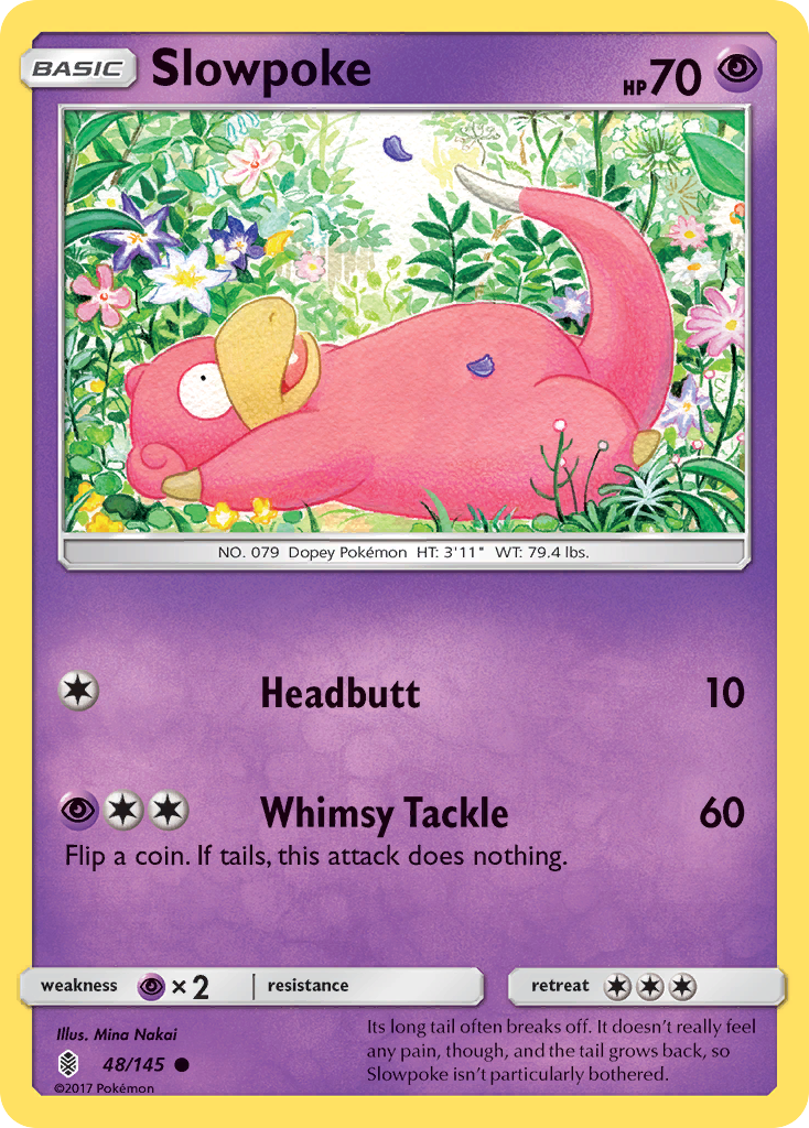 Slowpoke (48/145) [Sun & Moon: Guardians Rising] | Shuffle n Cut Hobbies & Games