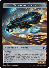 Nalaar Aetherjet // Treasure Double-Sided Token [Aetherdrift Tokens] | Shuffle n Cut Hobbies & Games