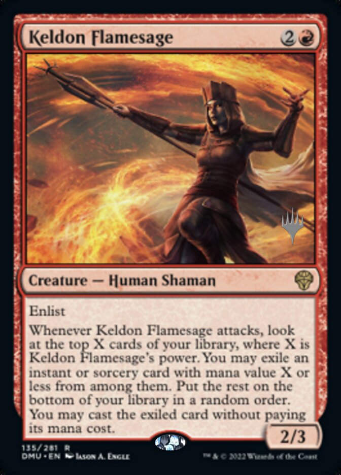 Keldon Flamesage (Promo Pack) [Dominaria United Promos] | Shuffle n Cut Hobbies & Games