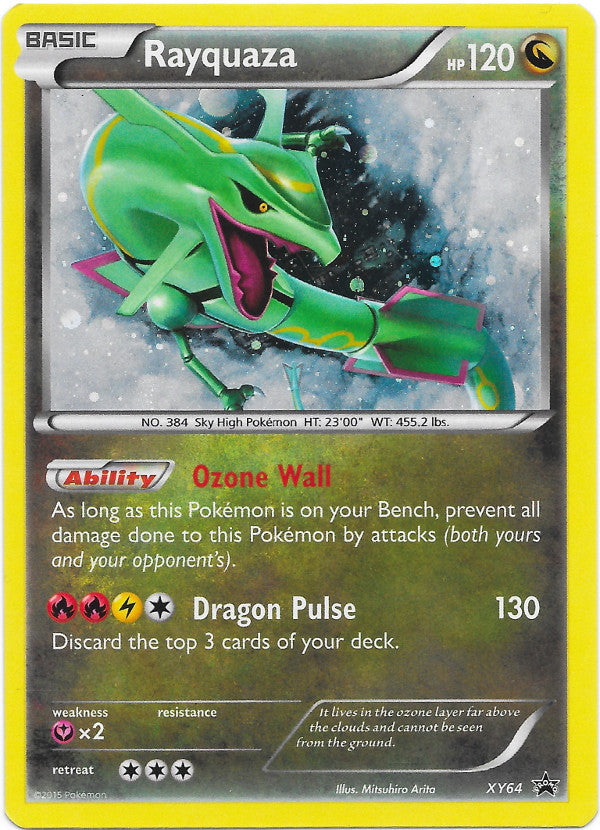 Rayquaza (XY64) (Jumbo Card) [XY: Black Star Promos] | Shuffle n Cut Hobbies & Games