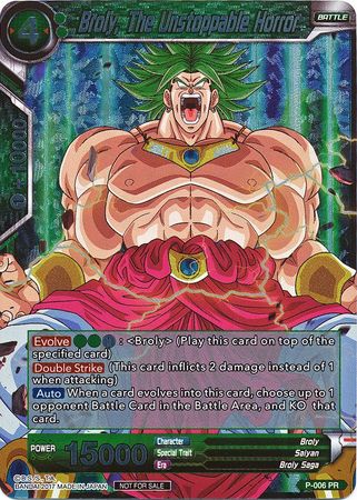 Broly, The Unstoppable Horror (P-006) [Promotion Cards] | Shuffle n Cut Hobbies & Games