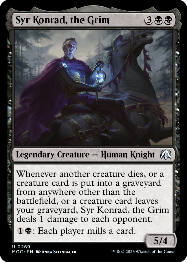 Syr Konrad, the Grim [March of the Machine Commander] | Shuffle n Cut Hobbies & Games