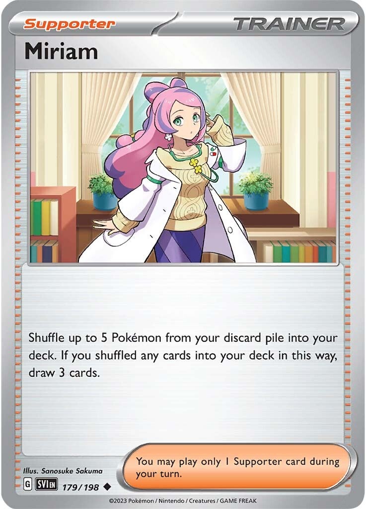 Miriam (179/198) [Scarlet & Violet: Base Set] | Shuffle n Cut Hobbies & Games