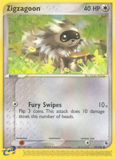 Zigzagoon (79/109) [EX: Ruby & Sapphire] | Shuffle n Cut Hobbies & Games