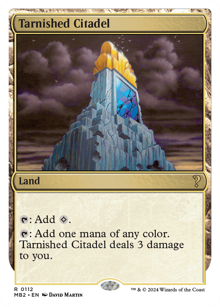 Tarnished Citadel (White Border) [Mystery Booster 2] | Shuffle n Cut Hobbies & Games