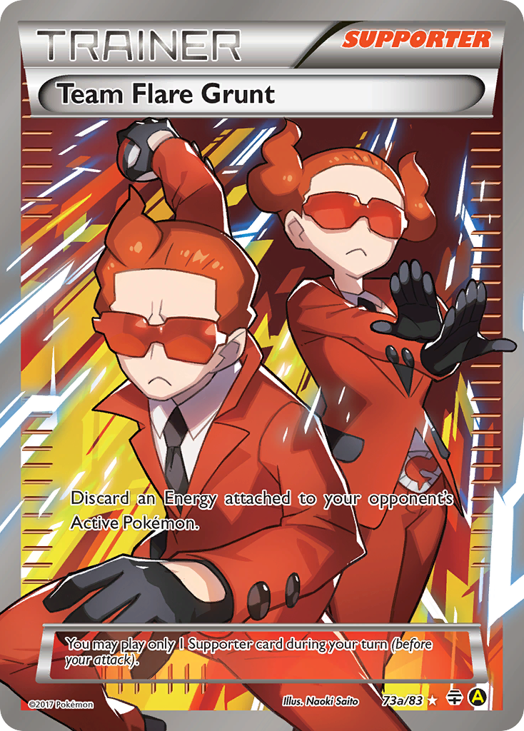 Team Flare Grunt (73a/83) [Alternate Art Promos] | Shuffle n Cut Hobbies & Games