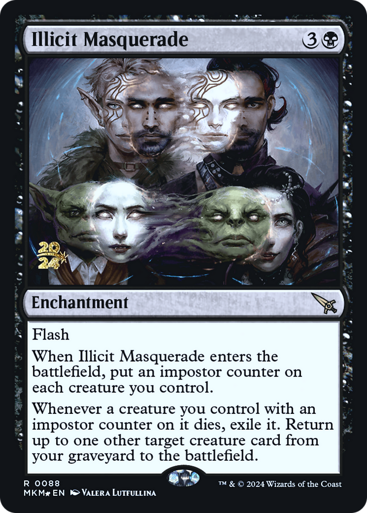 Illicit Masquerade [Murders at Karlov Manor Prerelease Promos] | Shuffle n Cut Hobbies & Games