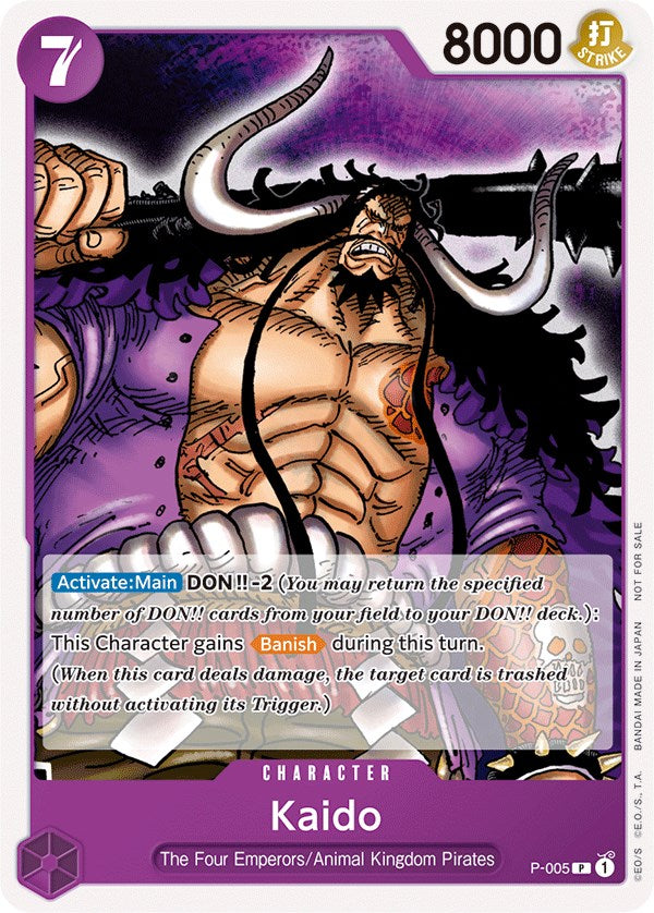 Kaido (Promotion Pack 2022) [One Piece Promotion Cards] | Shuffle n Cut Hobbies & Games