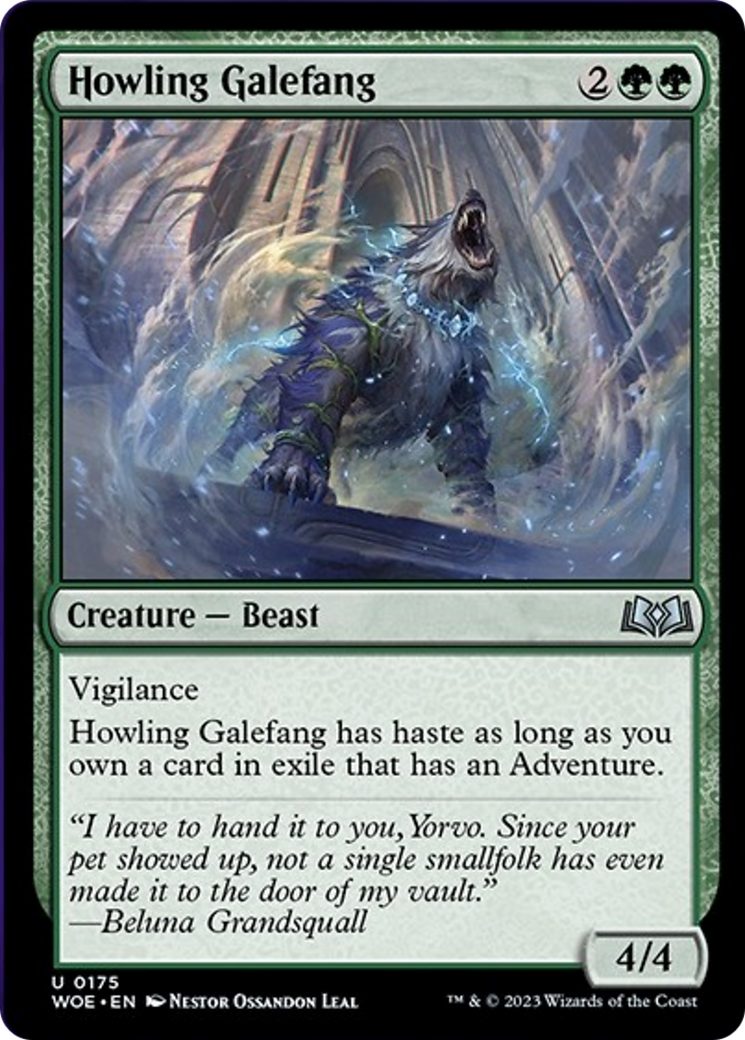 Howling Galefang [Wilds of Eldraine] | Shuffle n Cut Hobbies & Games