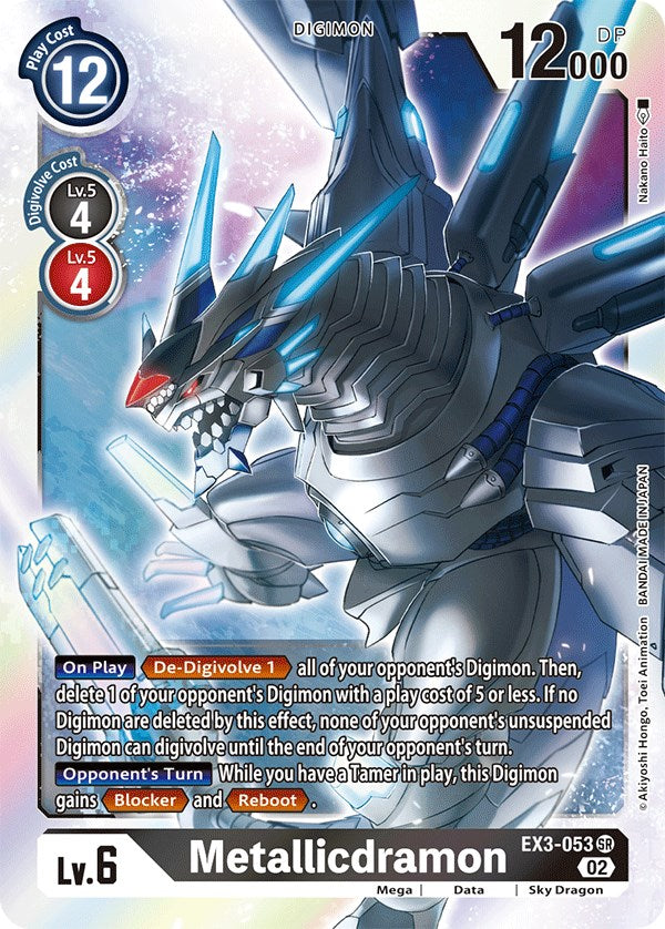 Metallicdramon [EX3-053] [Draconic Roar] | Shuffle n Cut Hobbies & Games