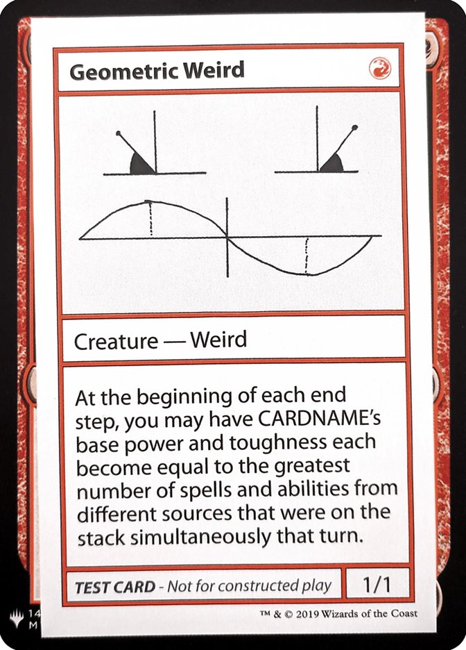 Geometric Weird [Mystery Booster Playtest Cards] | Shuffle n Cut Hobbies & Games