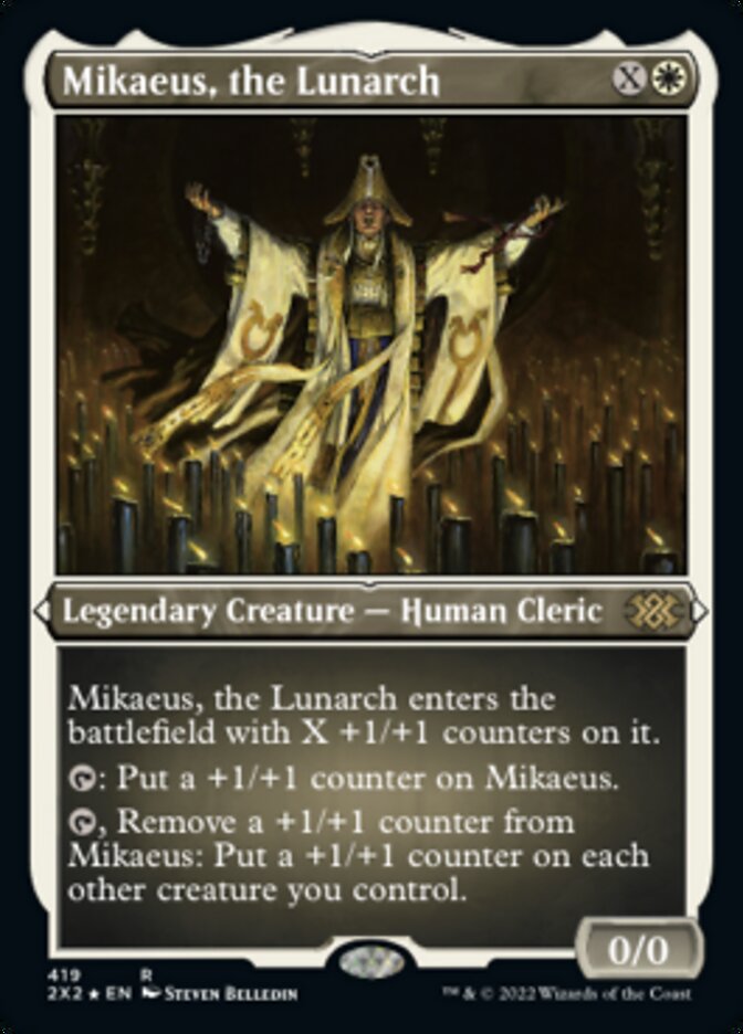 Mikaeus, the Lunarch (Foil Etched) [Double Masters 2022] | Shuffle n Cut Hobbies & Games