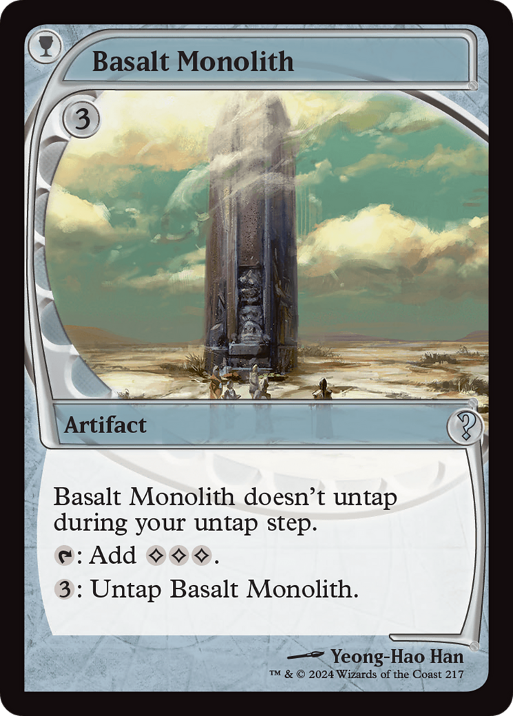 Basalt Monolith (Future Sight) [Mystery Booster 2] | Shuffle n Cut Hobbies & Games