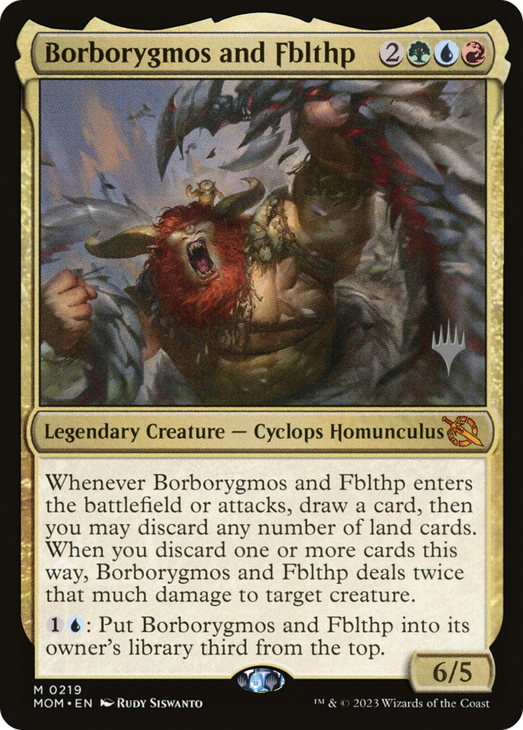 Borborygmos and Fblthp (Promo Pack) [March of the Machine Promos] | Shuffle n Cut Hobbies & Games