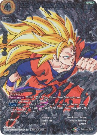 SS3 Tag Team Son Gohan (Vicious Rejuvenation Revival Pack) (DB1-102) [Promotion Cards] | Shuffle n Cut Hobbies & Games