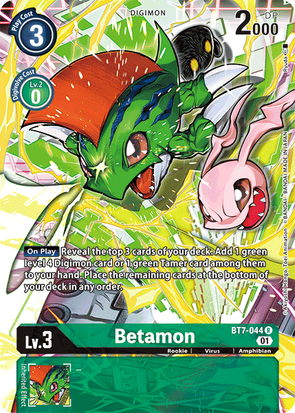 Betamon [BT7-044] (Alternate Art) [Next Adventure] | Shuffle n Cut Hobbies & Games