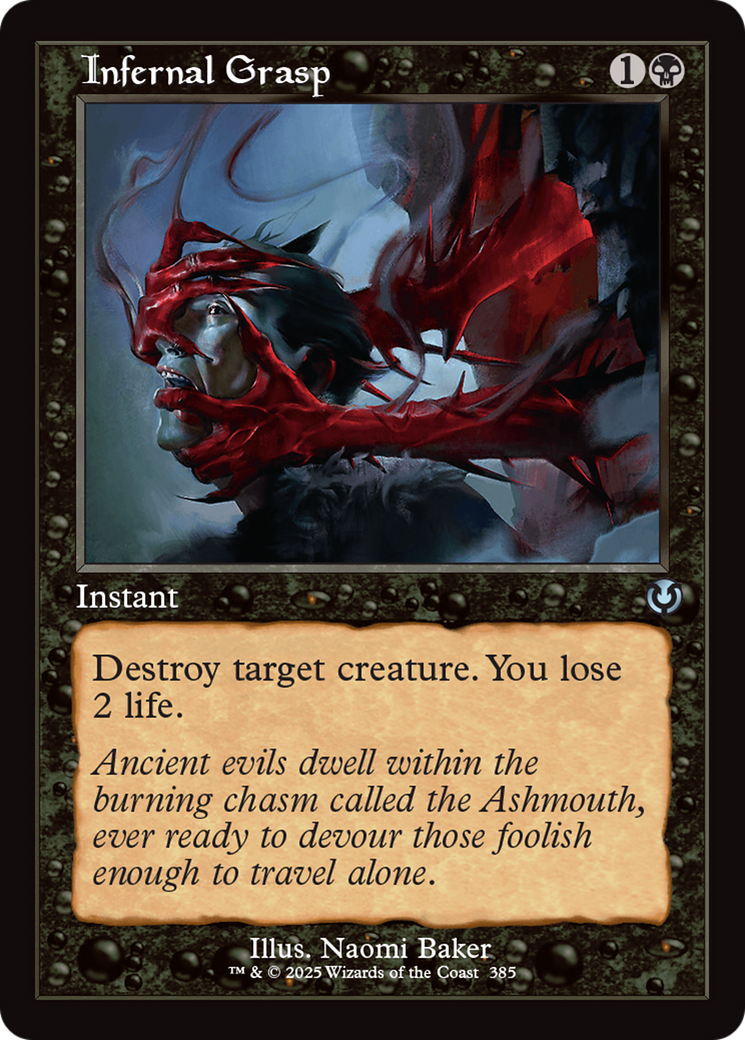 Infernal Grasp (Retro Frame) [Innistrad Remastered] | Shuffle n Cut Hobbies & Games